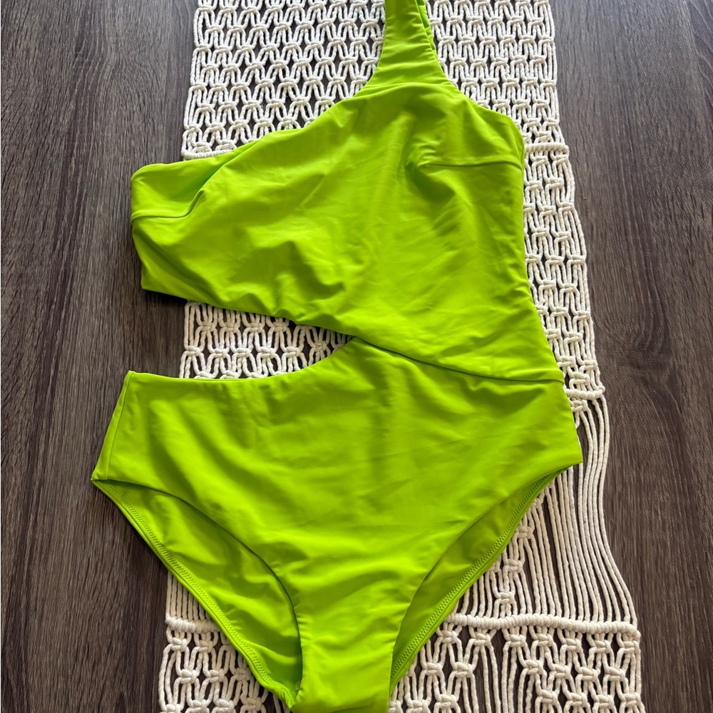 NEW BFyne neon cutout swimsuit - Picture 3 of 8